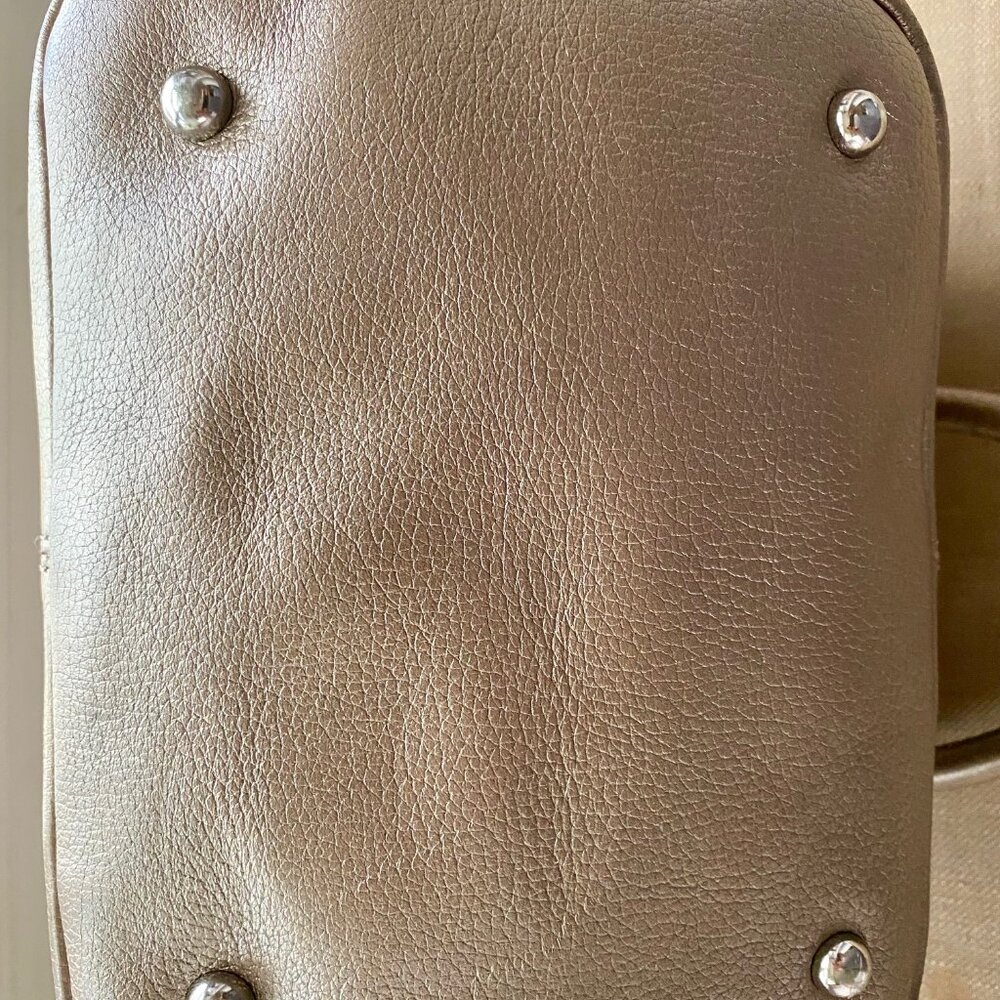 Tignanello Silver Metalic Satchel / Purse - Picture 6 of 6